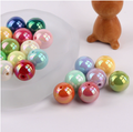 Macaron-colored acrylic beads 14mm