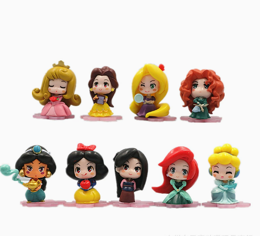 disney princess set (9 Pcs)